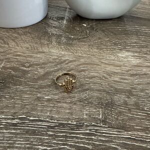 Gold Hamsa Hand Ring
